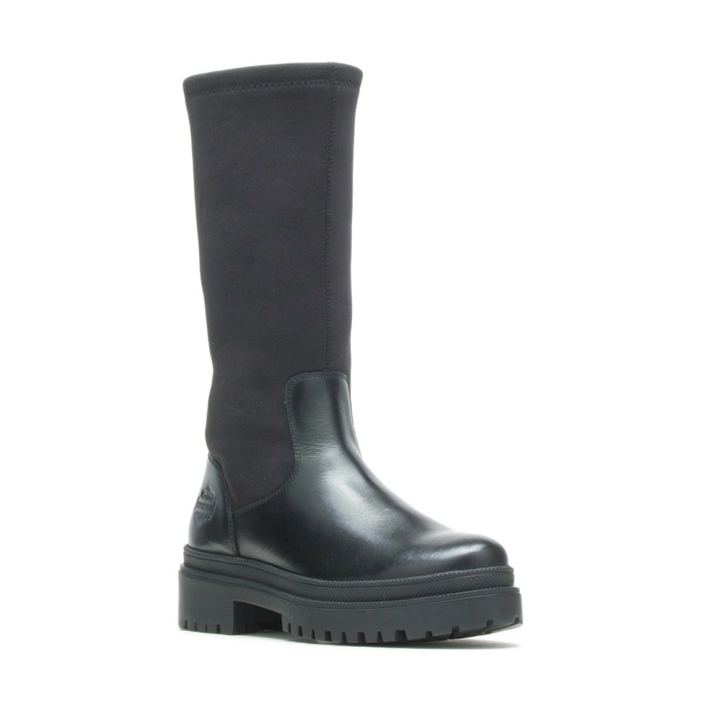 Harley-Davidson® Women's Lenora 12-In. Black Leather Fashion Boot